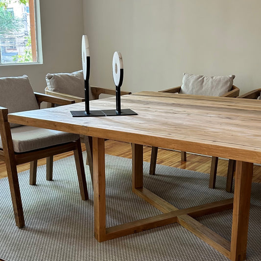 MESA DE COMEDOR ONIX BASE MADERA