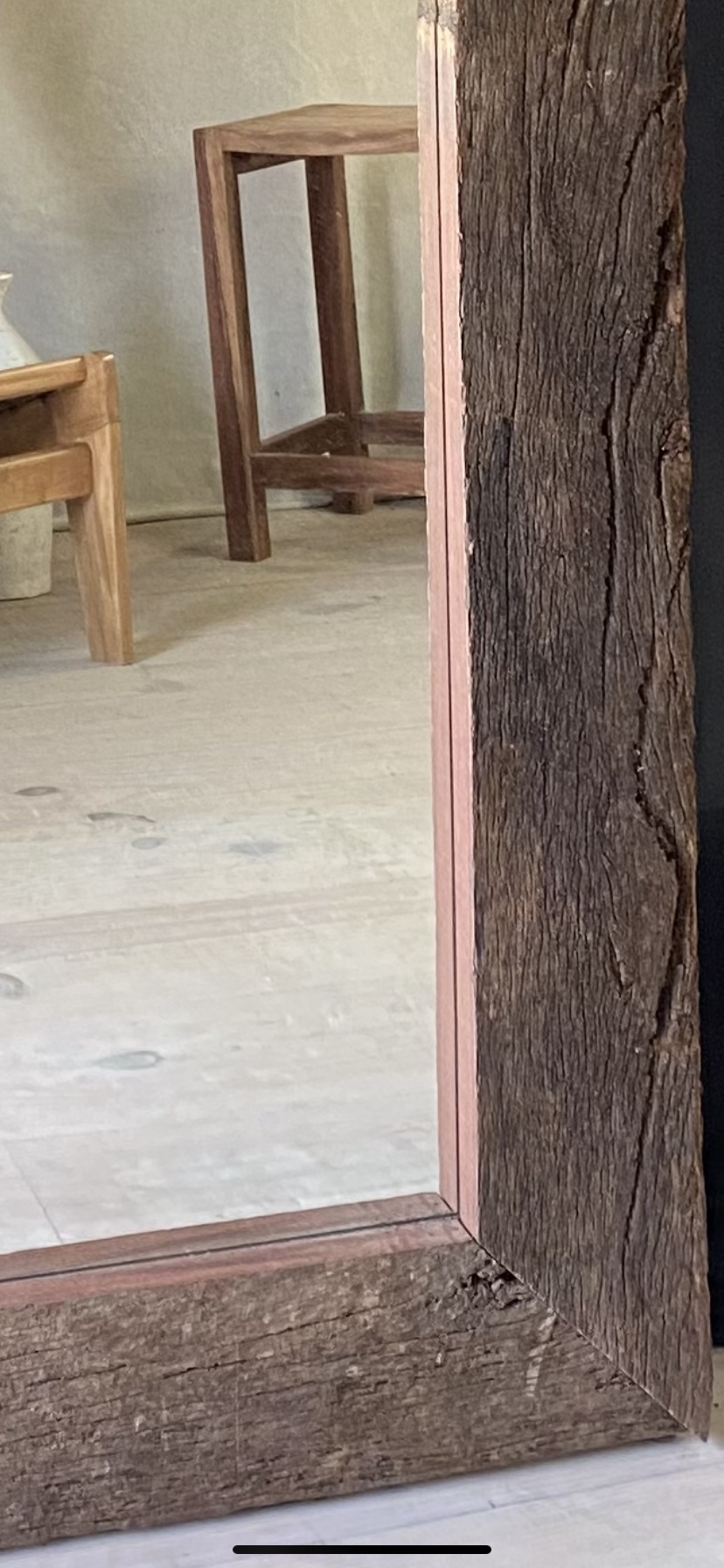 ESPEJO DE MADERA VIEJA